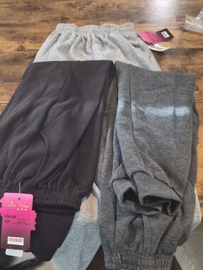 Kids' Sweatpants Coney Island - Black & Gray - Pack Of 3 Size 10/12